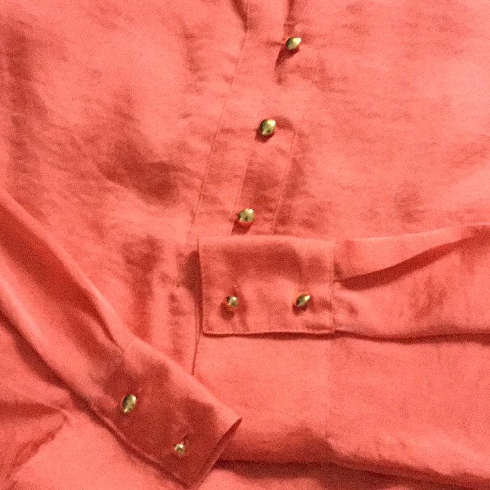 The Limited Orange Blouse - Picture 4 of 7